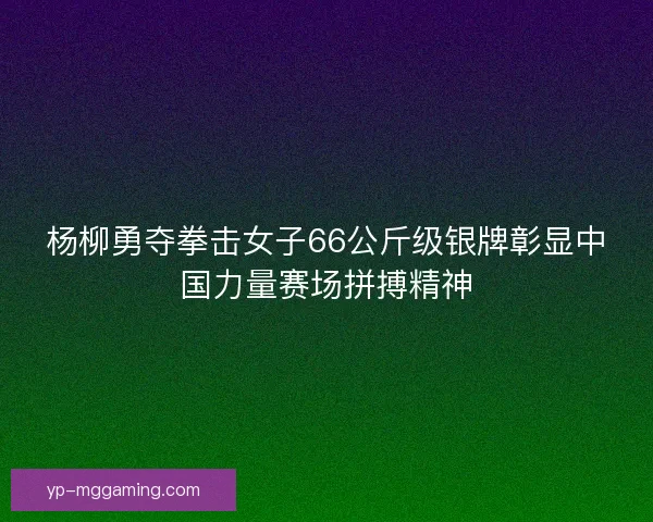 杨柳勇夺拳击女子66公斤级银牌彰显中国力量赛场拼搏精神 杨柳勇夺拳击女子66公斤级银牌彰显中国力量赛场拼搏精神